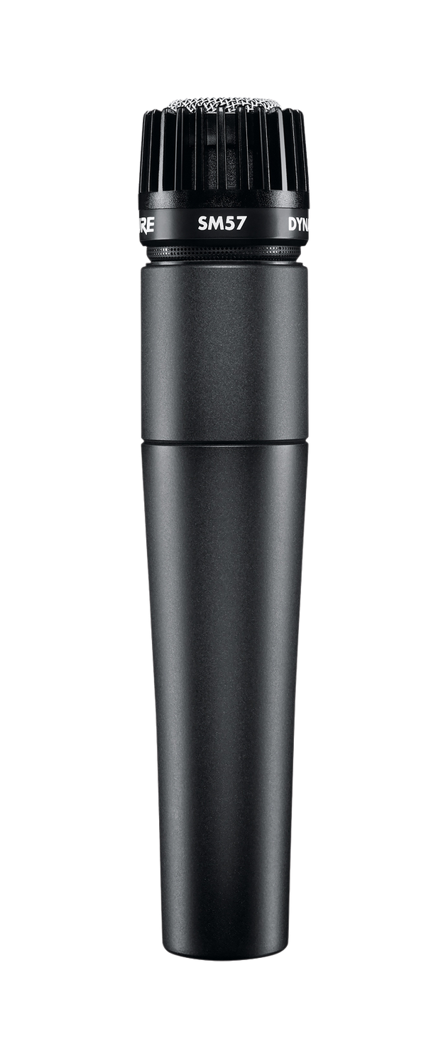 Full frontal of Shure SM57-LC Microphone.