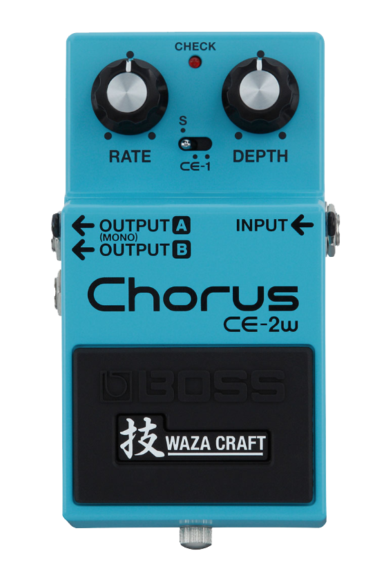 Boss CE 2W Waza Craft Chorus Teal Pedal Tone Shop Guitars Dallas Fort Worth TX