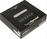 Front angle of Fender Custom Shop Texas Special Telecaster Pickups packaging.