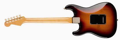 Back of Fender Stevie Ray Vaughan Stratocaster 3-Tone Sunburst.