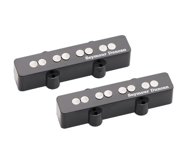 Front of Seymour Duncan SJB-3 Quarter Pound J-Bass Pickup Set Black.