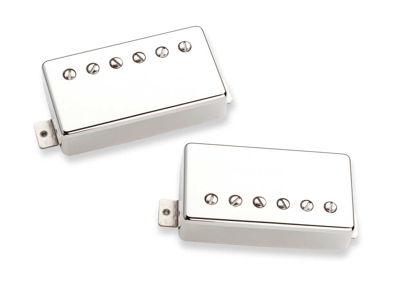 Top down of Seymour Duncan Pearly Gates Set Nickel.