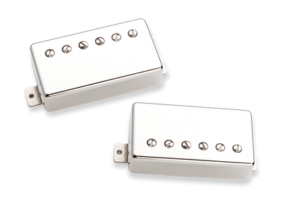 Top down of Seymour Duncan Pearly Gates Set Nickel.