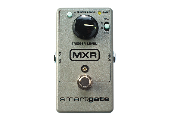 Top down of MXR M135 Smart Gate&reg; Noise Gate.