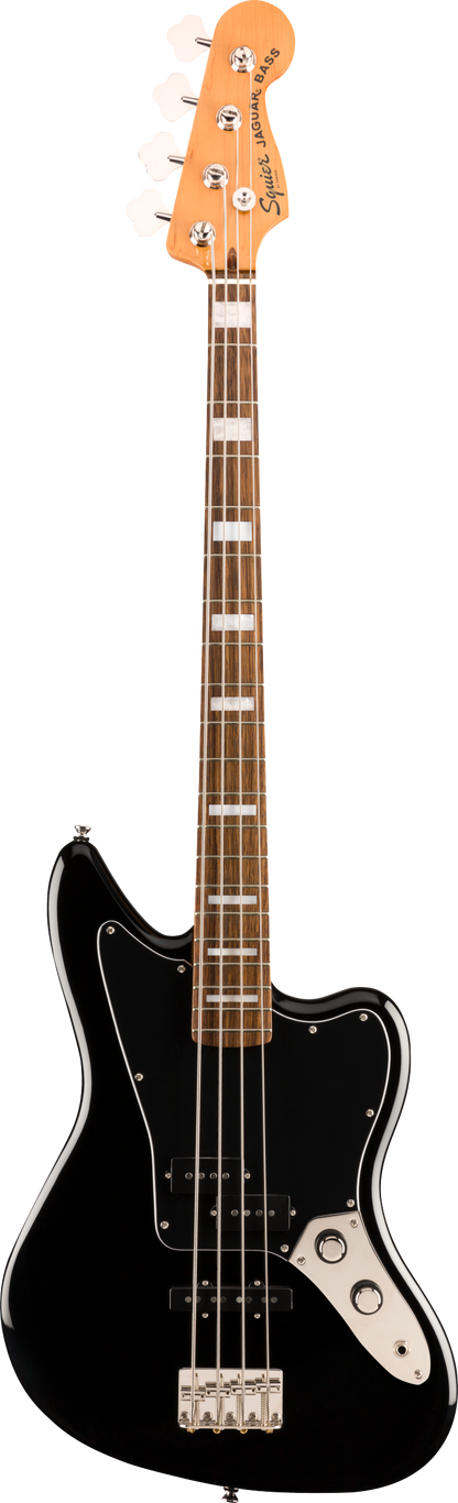 Squier jaguar bass deals black