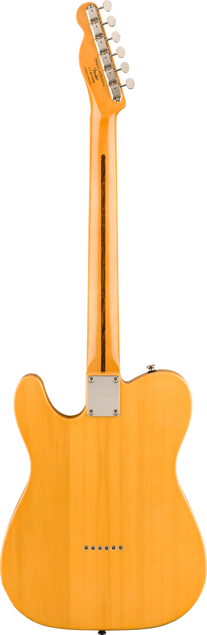Back of Squier Classic Vibe '50s Telecaster Maple Fingerboard Butterscotch Blonde.