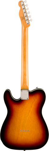 Back of Squier Classic Vibe 60s Custom Telecaster Laurel Fingerboard 3-Color Sunburst.