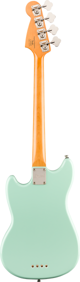 Back of Squier Classic Vibe '60s Mustang Bass Laurel Fingerboard Surf Green.