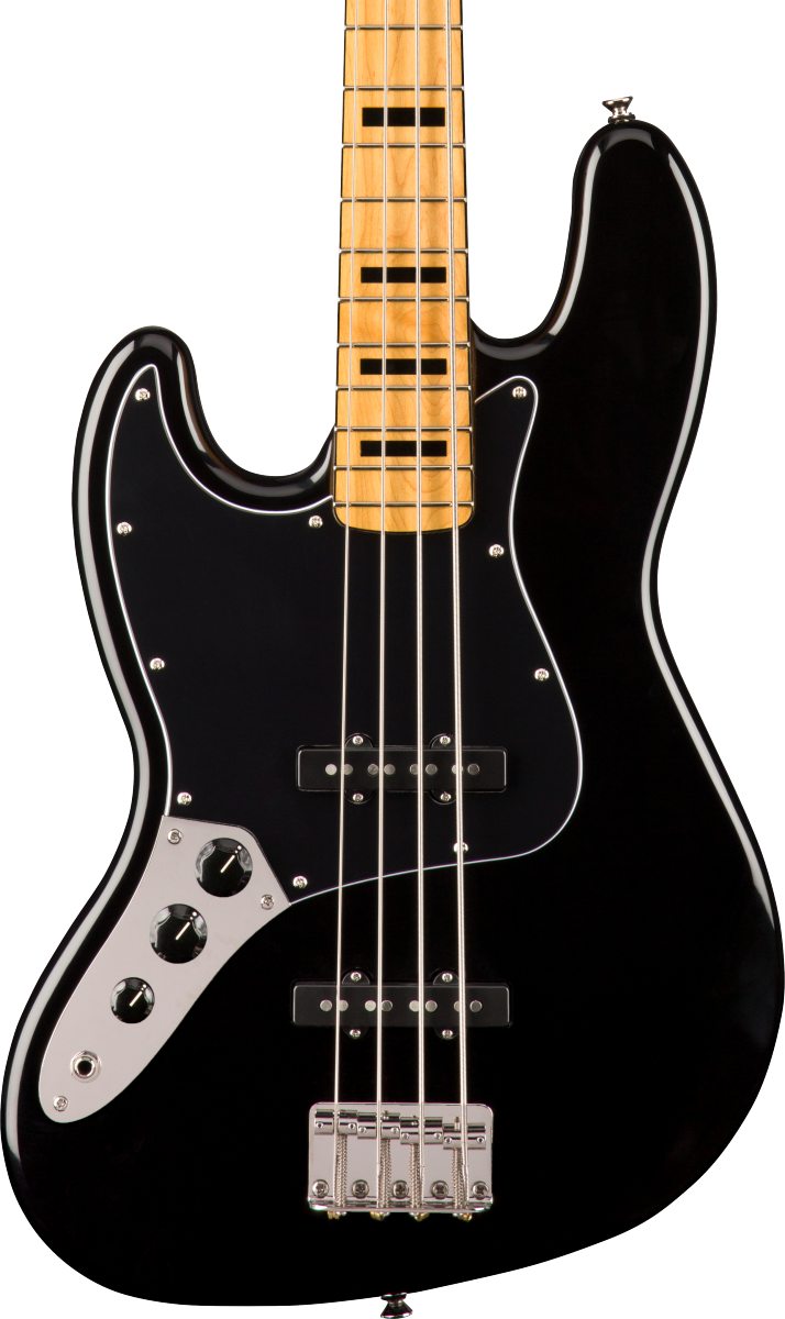 Squier Classic Vibe '70s Jazz Bass Left Handed Bass Maple Fingerboard Black
