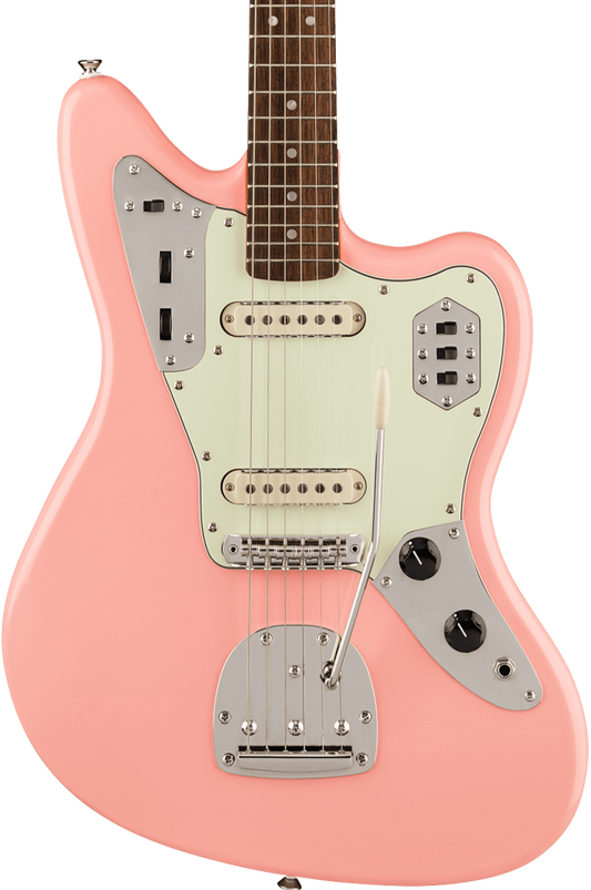 Squier FSR Classic Vibe 60s Jaguar Matching Headstock Shell Pink