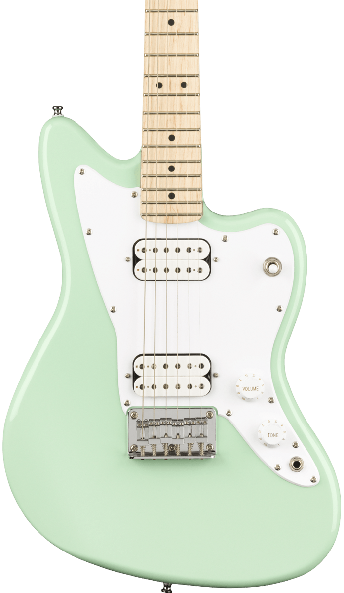 Squier Mini Jazzmaster HH Maple Fingerboard Surf Green