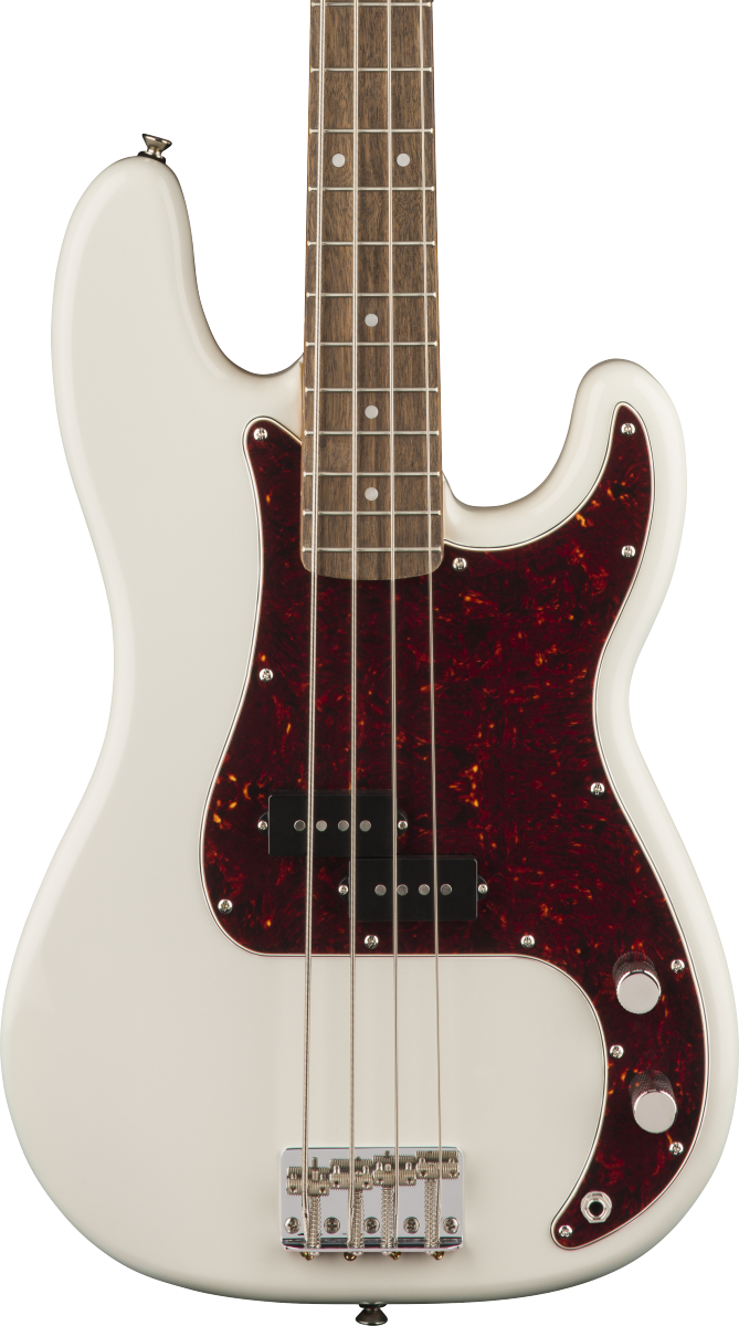 Squier Classic Vibe Precision electric Bass in Olympic White Tone Shop Guitars DFW