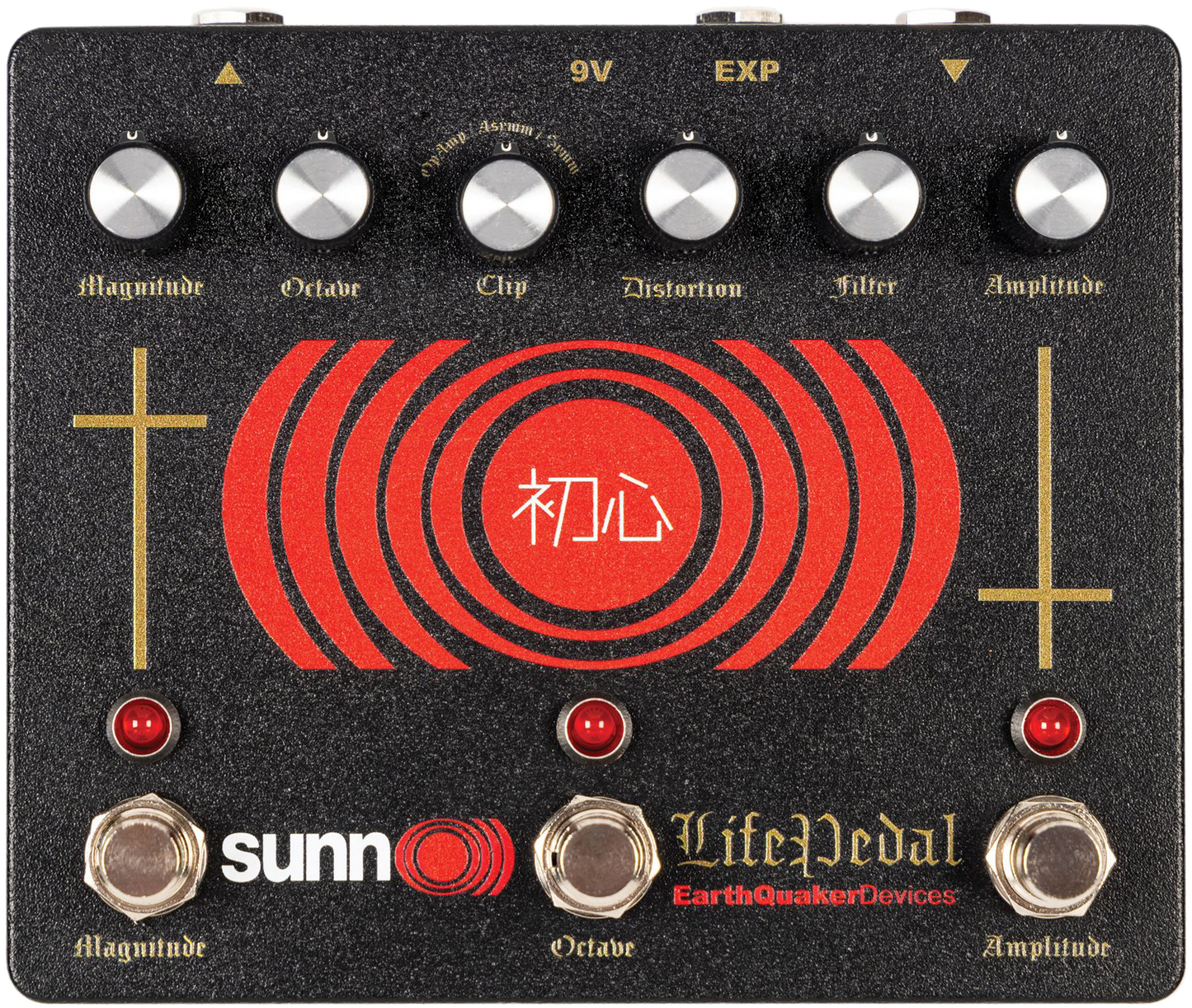 Top of Earthquaker Devices Sunn O ))) Life Pedal Octave Distortion Distortion + Booster.