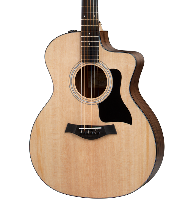 Front of Taylor 114ce Walnut/Sitka.