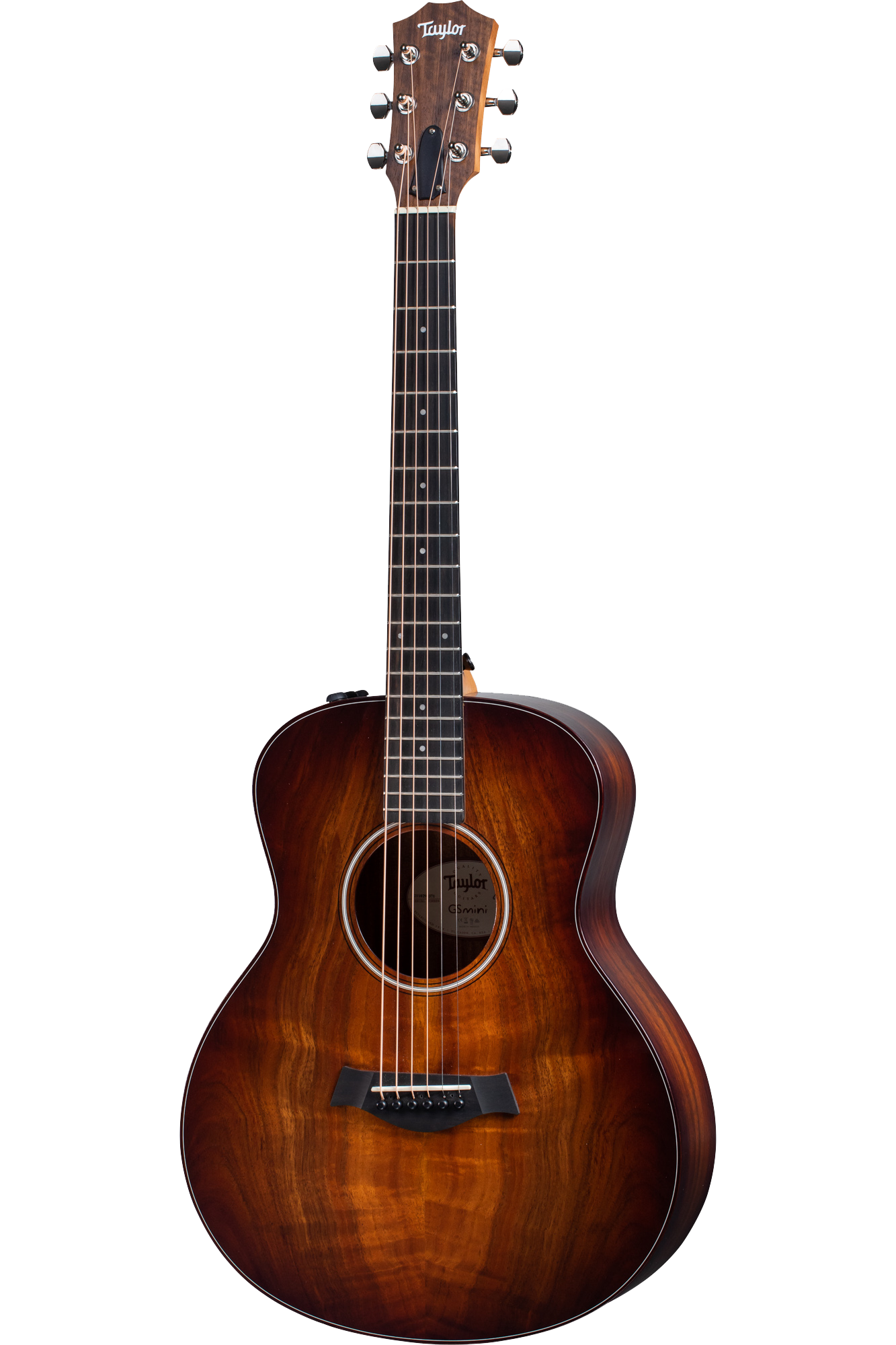 Taylor GS Mini-e Koa Plus Acoustic guitar in shaded edgeburst Tone Shop Guitars DFW