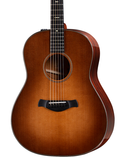 Front of Taylor Builder's Edition 517e Grand Pacific V-Class Bracing Western Honeyburst.