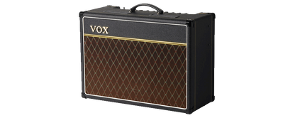 Front right angle of Vox AC15C1 15w 1x12 combo w/Celest GB.