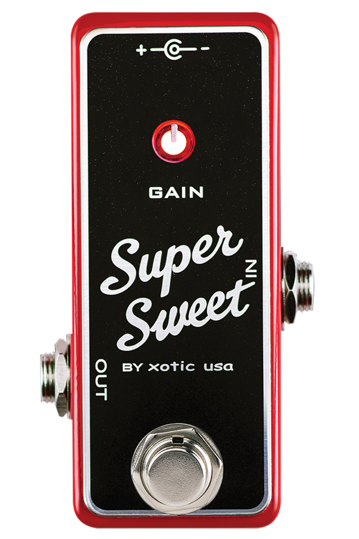 Top down of Xotic Super Sweet Booster.