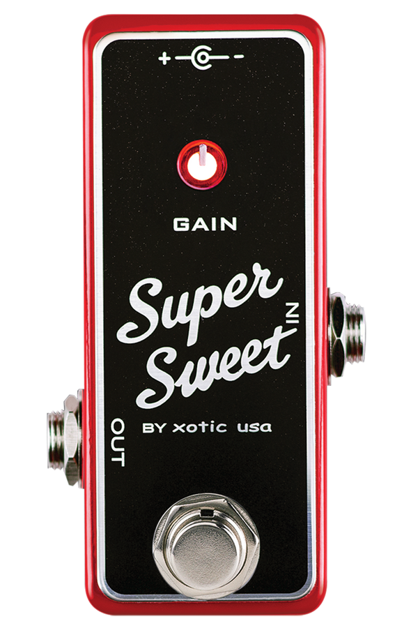 Top down of Xotic Super Sweet Booster.