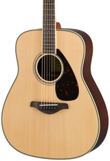 Yamaha FG830 Acoustic Guitar body in Natural Tone Shop Guitars Dallas Texas