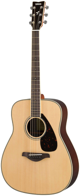 Yamaha FG830 Acoustic Guitar in Natural Tone Shop Guitars Dallas Texas