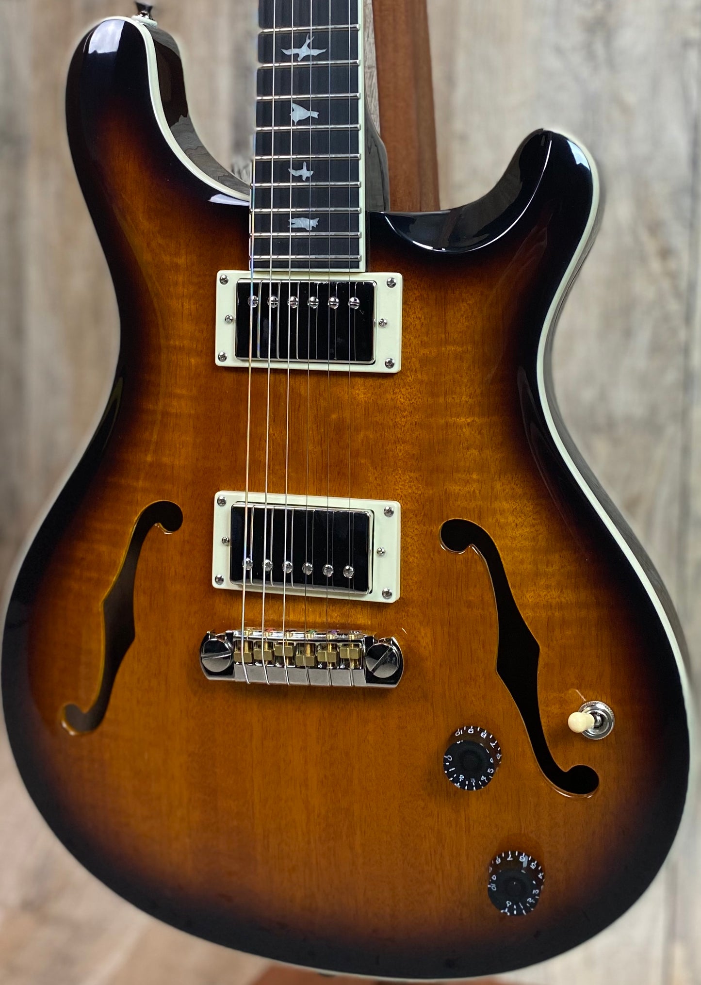 PRS Paul Reed Smith SE Hollowbody Standard McCarty Tobacco Sunburst w/case