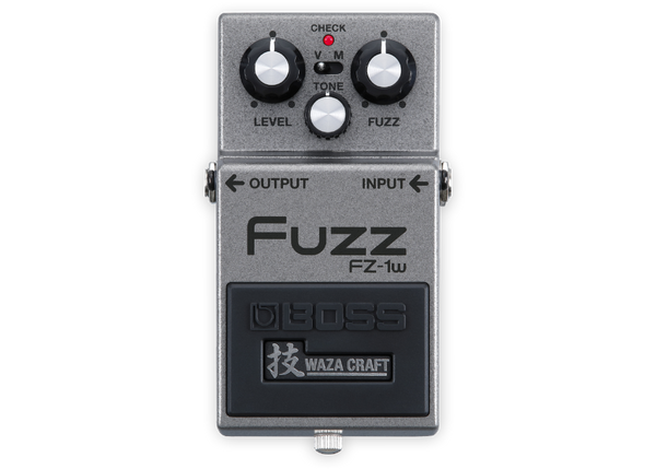 Top down of Boss FZ-1W Waza Craft Fuzz.