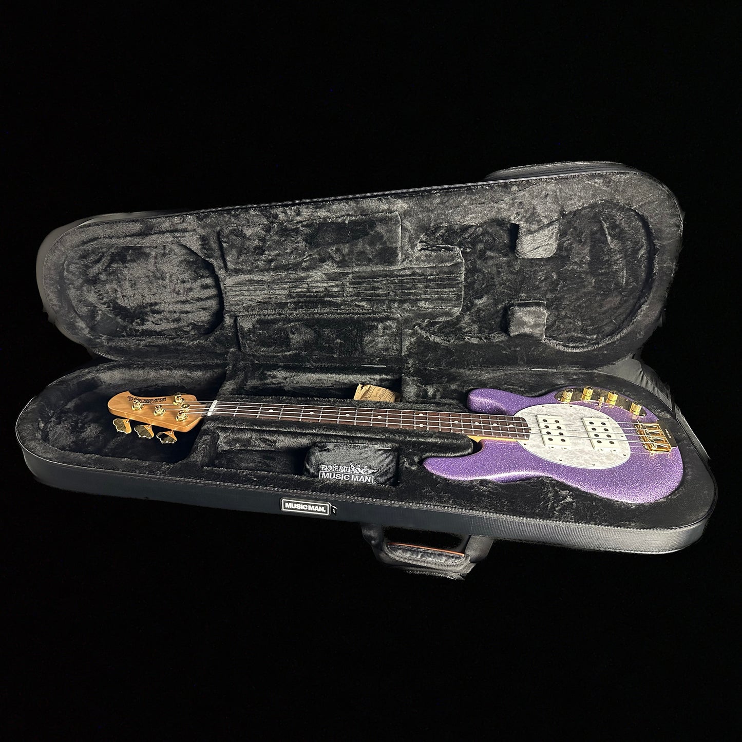 Ernie Ball Music Man StingRay Special HH Bass Amethyst Sparkle w/Mono soft case