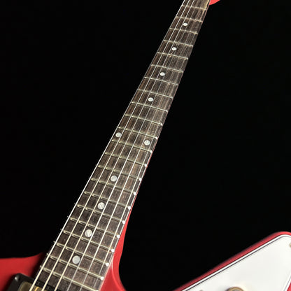 Gibson Custom Shop 1958 Korina Explorer Reissue Cardinal Red White Pickgaurd VOS w/case