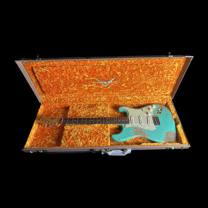Fender Custom Shop Limited 1960 Dual Mag II Stratocaster Super Heavy Relic Aged Seafoam Green w/case
