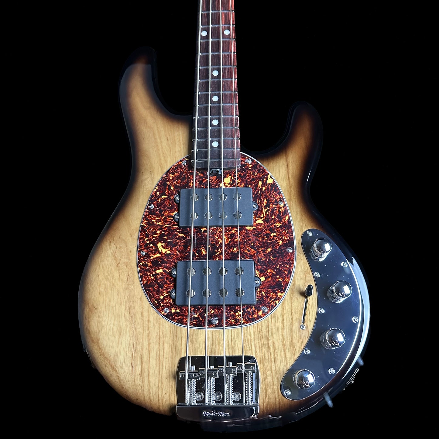 Ernie Ball Music Man StingRay Special HH Bass RW Burnt Ends w/Mono soft case