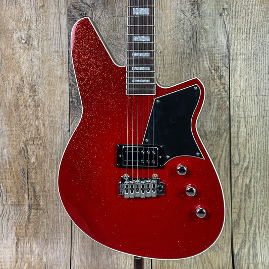 Front of Reverend Bayonet Custom RA Red Sparkle RW Tone Shop Exclusive.