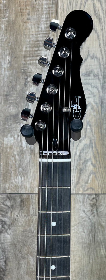 G&L USA ASAT Special Semi-Hollow No F Hole Blackburst Ebony Fretboard Painted Headstock w/case