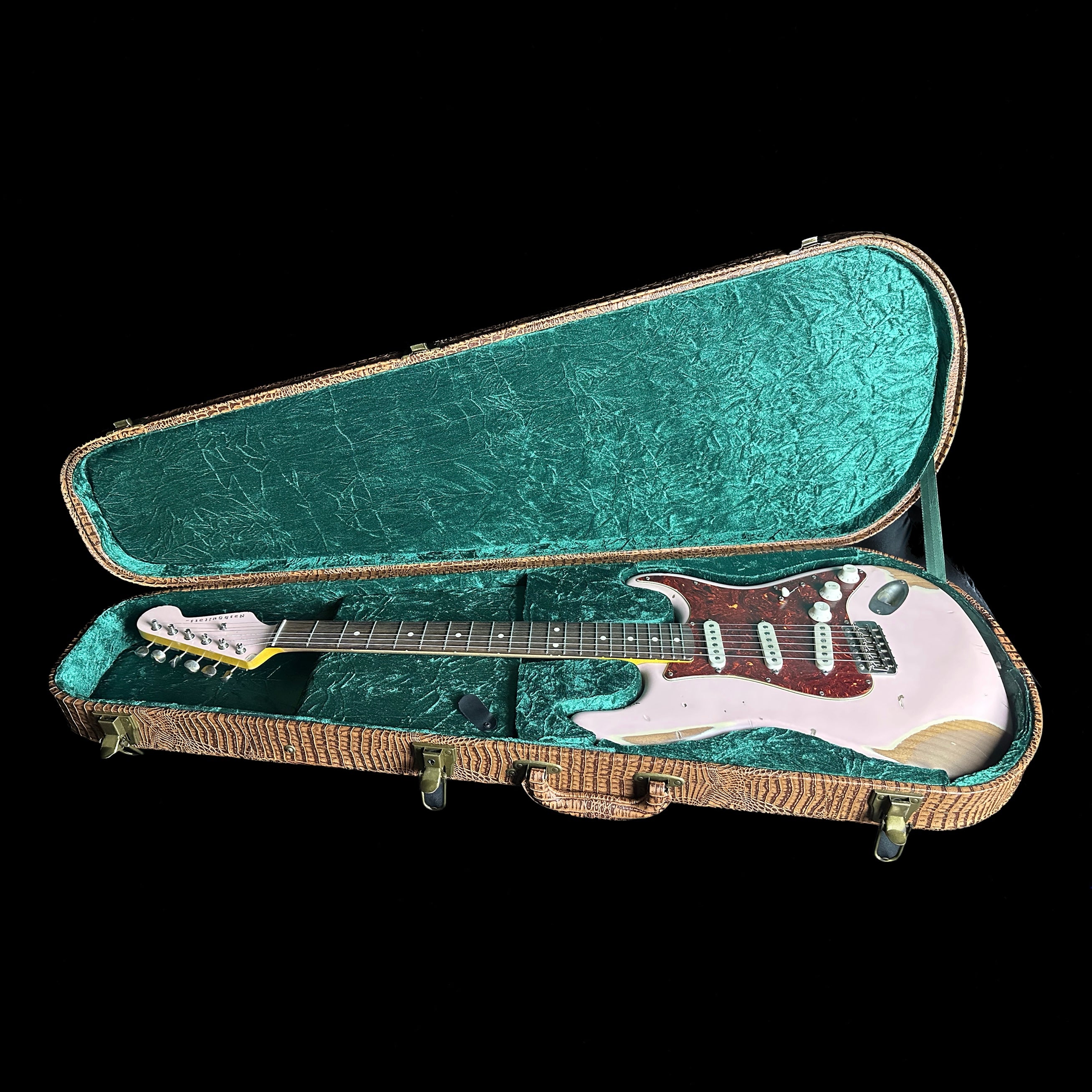 Nash S-63 Shell Pink Matching Headstock Heavy Aging Alder/RW w