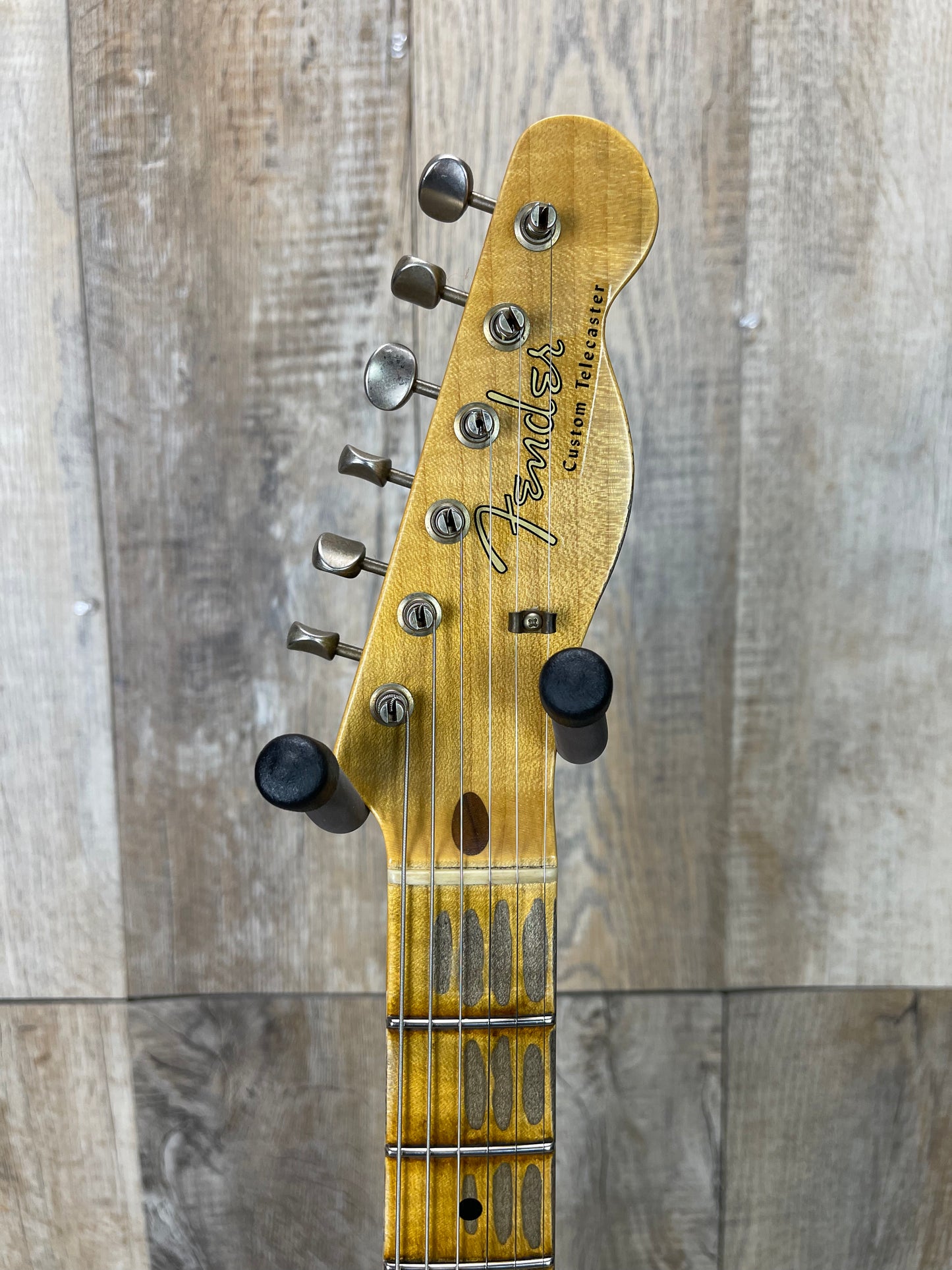 Fender Custom Shop 59 Telecaster Custom Relic Maple Neck Aged Sherwood Green Metallic w/case