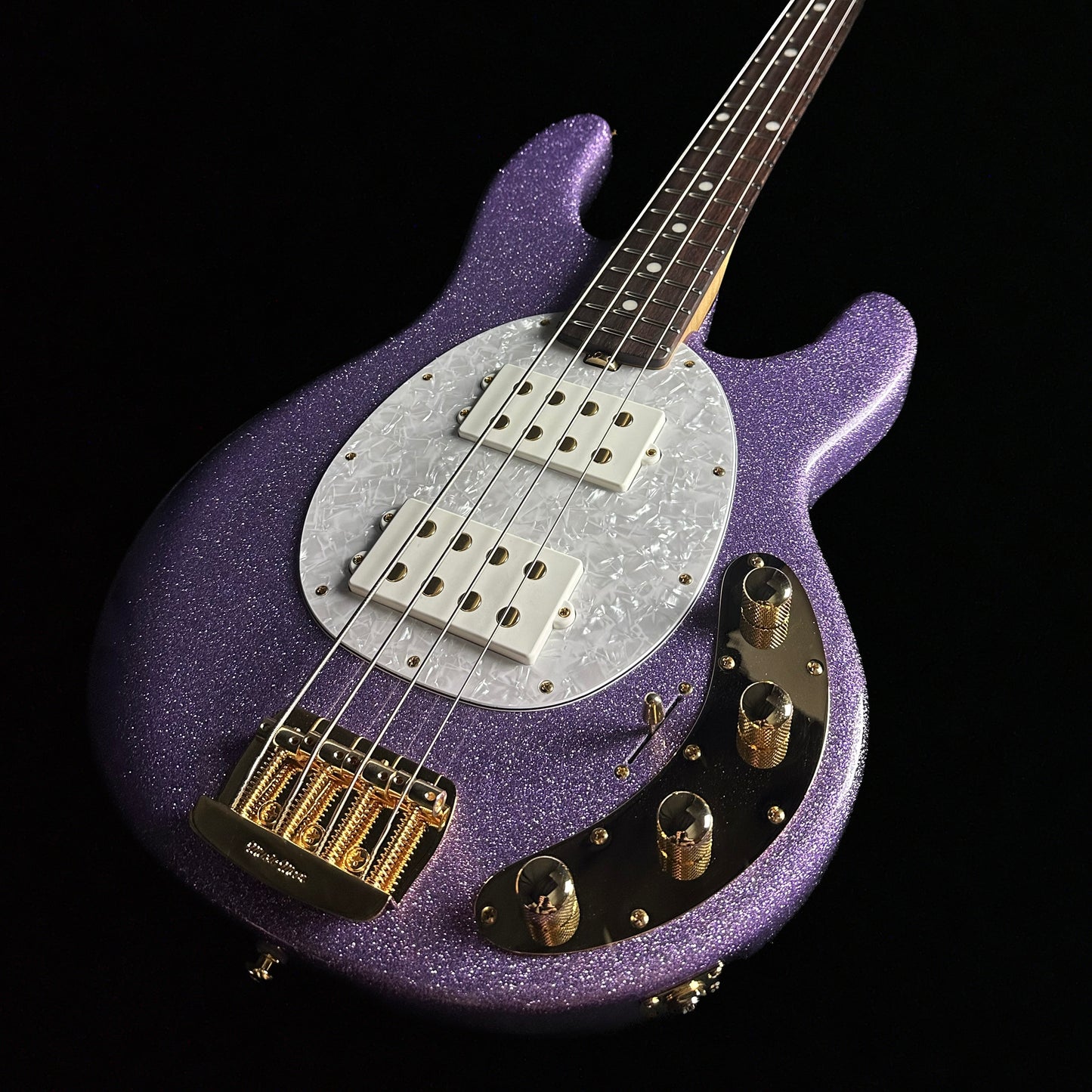 Ernie Ball Music Man StingRay Special HH Bass Amethyst Sparkle w/Mono soft case