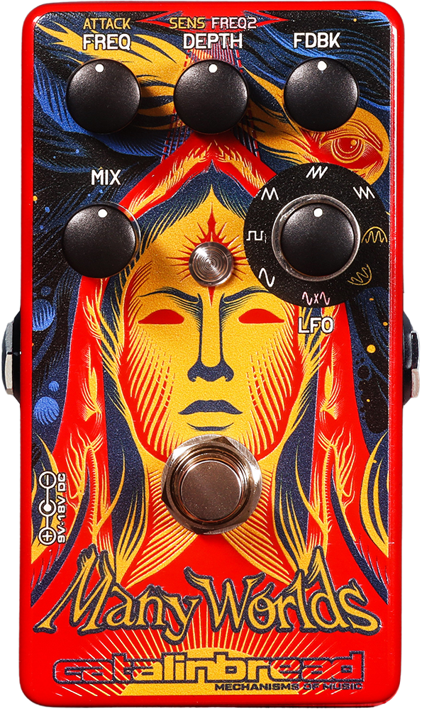 Top down of Catalinbread Many Worlds Phaser.