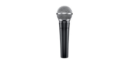 Full image of Shure SM58-LC Microphone with white background.