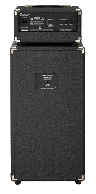 Back of Ampeg Micro CL Stack 100W Solid State SVT Classic Style Bass Stack.